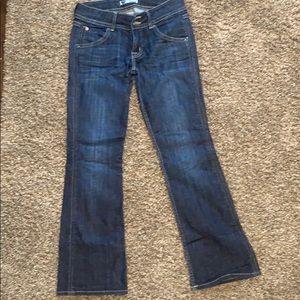 Women’s Hudson jeans.